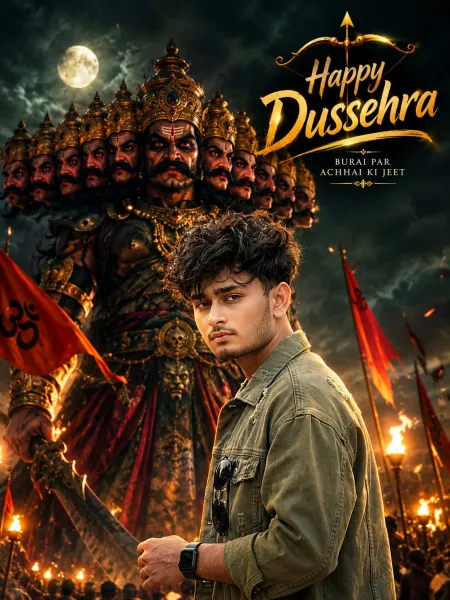 Dussehra Special Photo Editing | Trending AI Edit