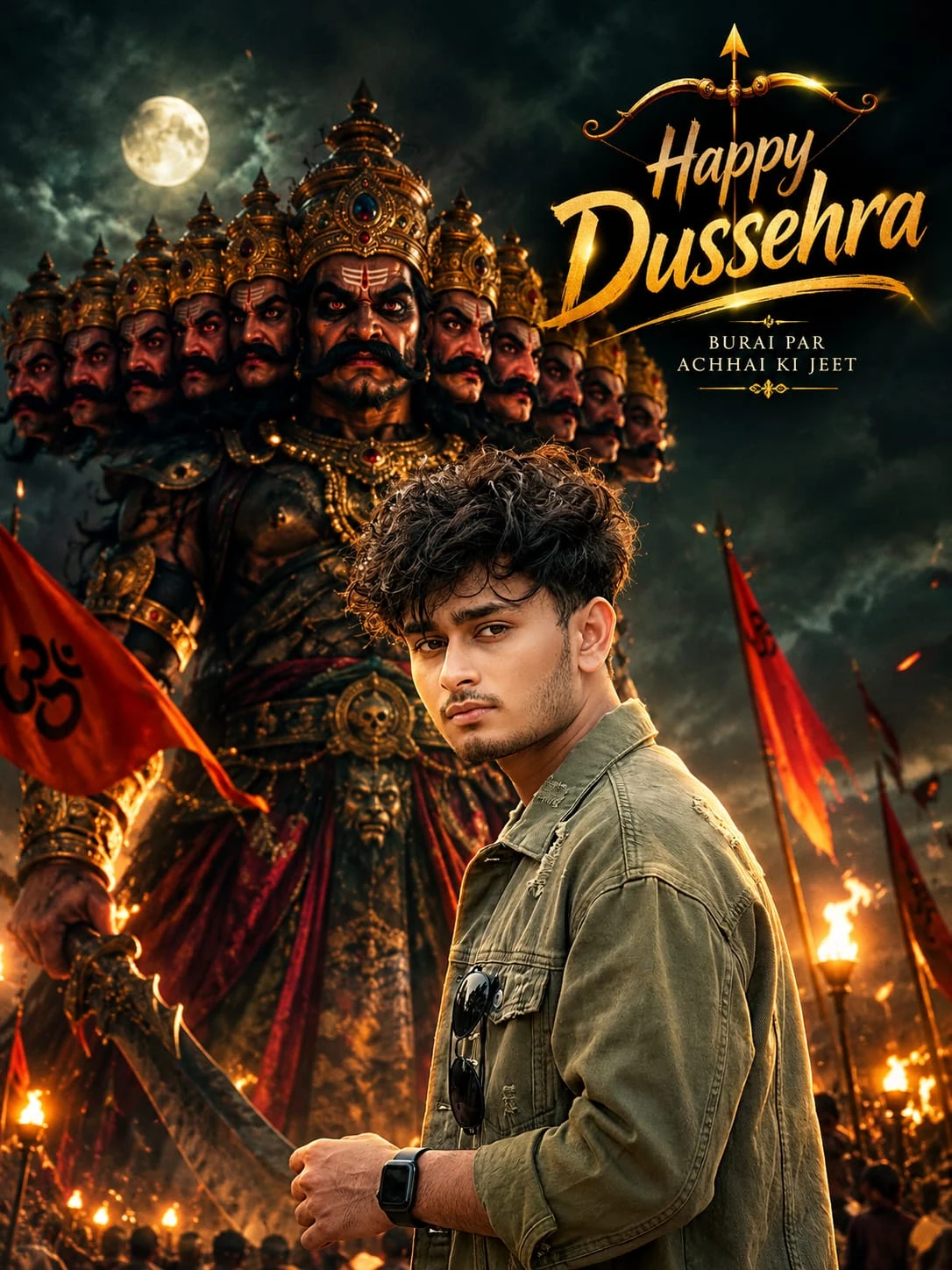 Dussehra Special Photo Editing | Trending AI Edit