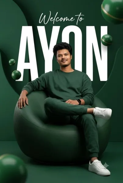 AYON Brand Portrait & Green Theme  Modern Editz