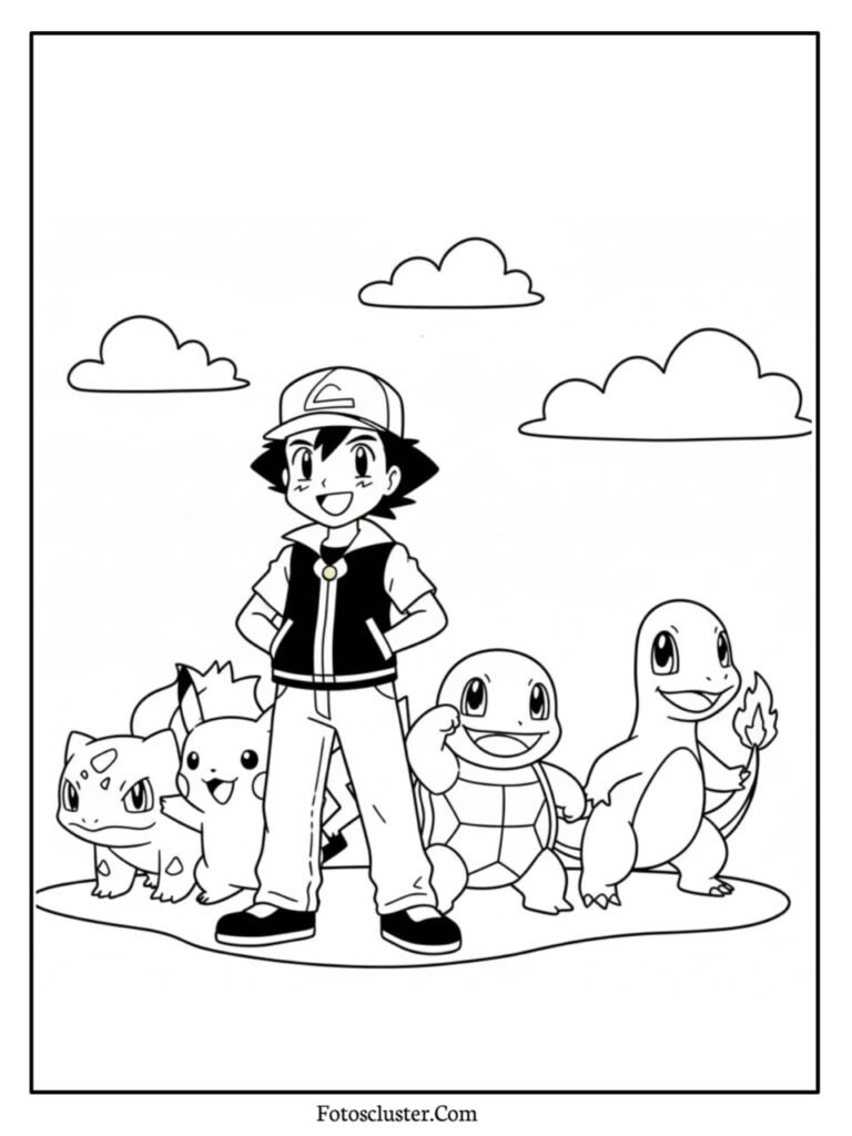 Mudkip cute water Pokémon colouring page