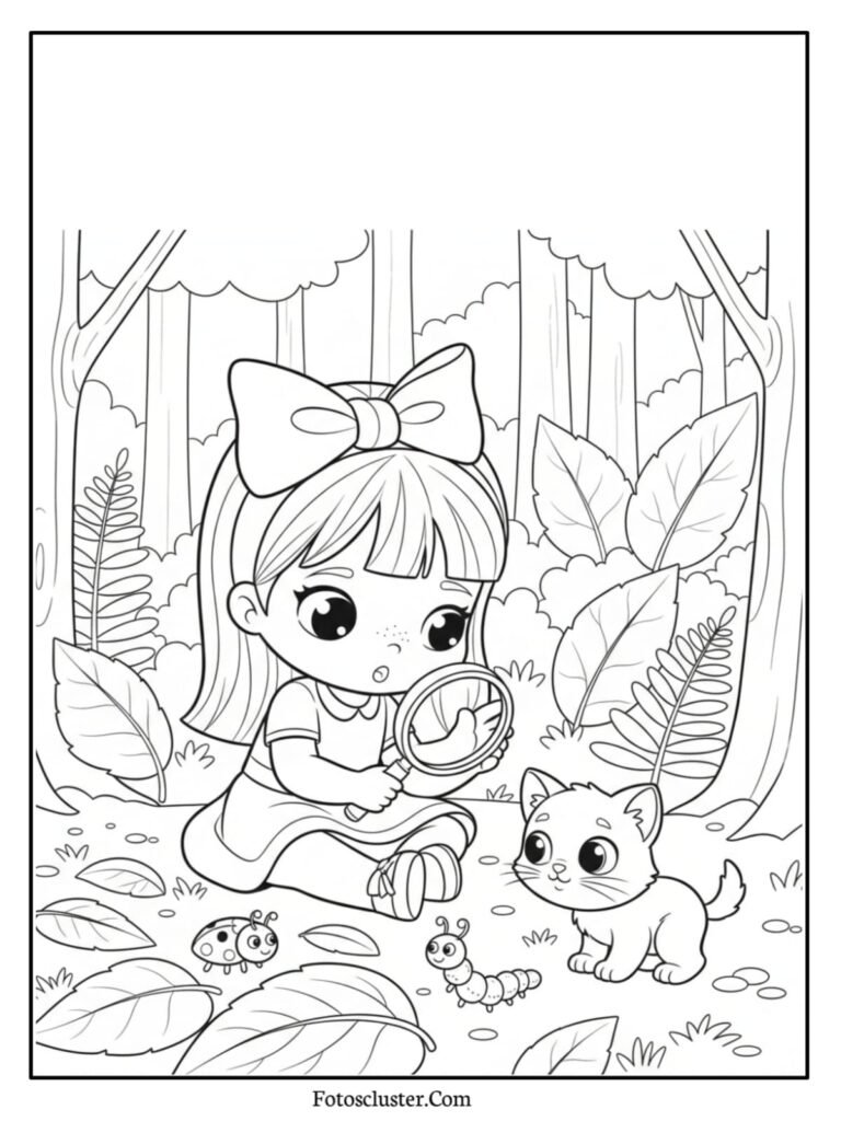 Polly Pocket basic coloring sheet