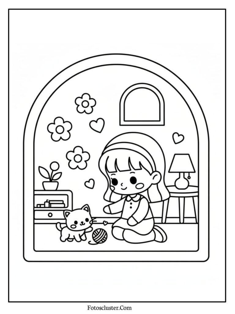 Polly Pocket fairy princess coloring page