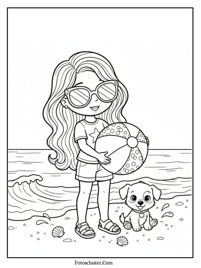 Polly Pocket jungle adventure coloring page