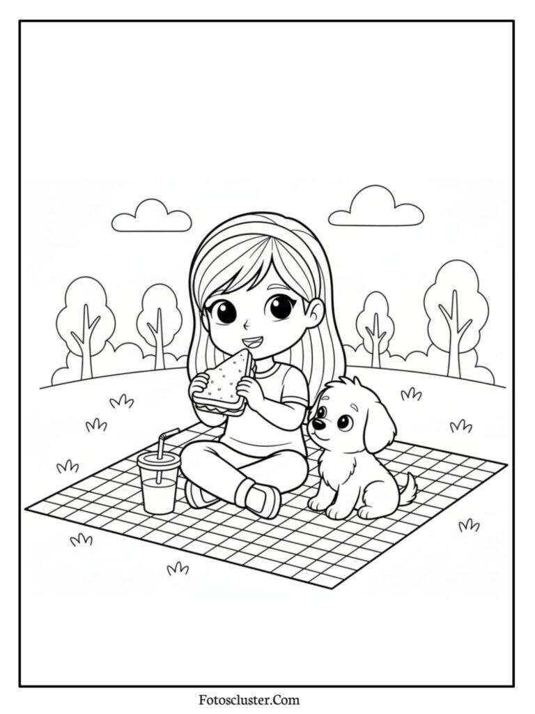 Simple Polly Pocket printable for kids