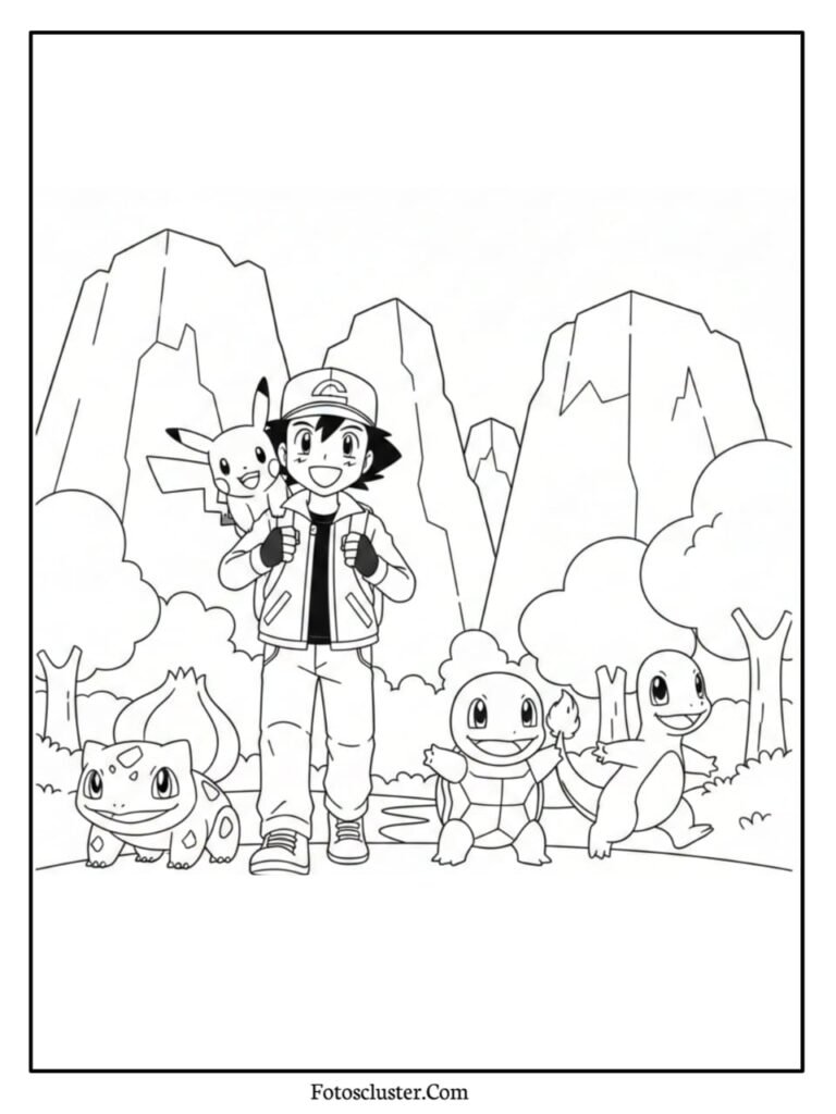 Torchic baby chick colouring page