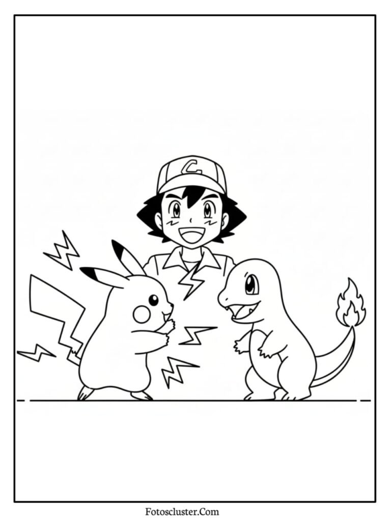 Totodile water starter colouring page