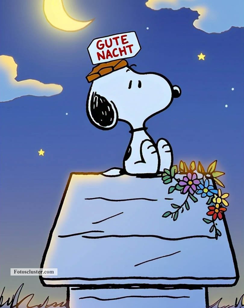 gif gute nacht snoopy​