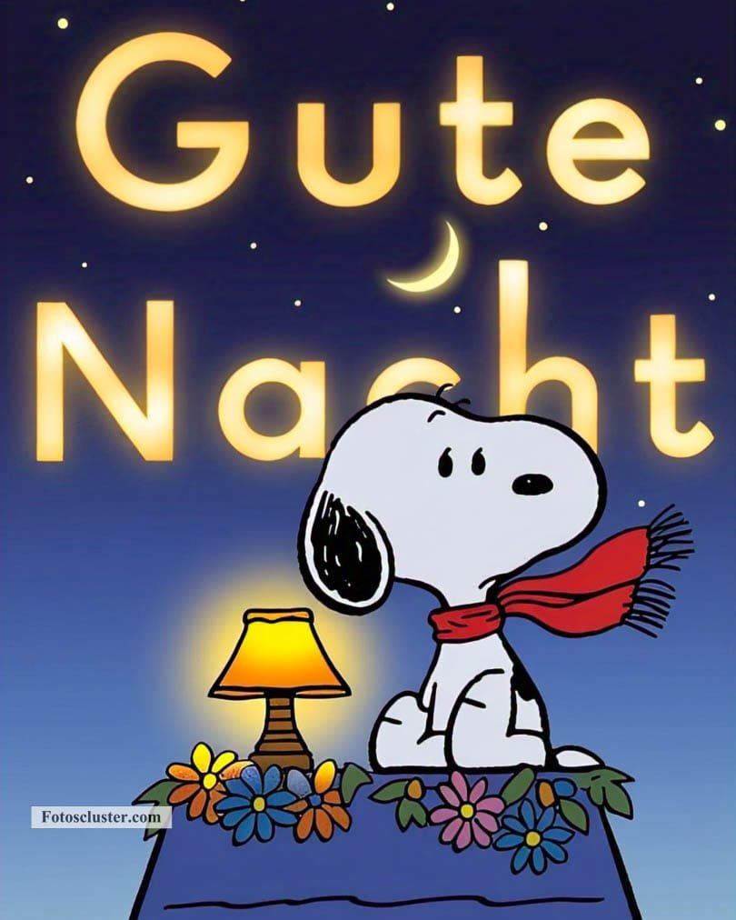 gute nacht snoopy gif bilder​