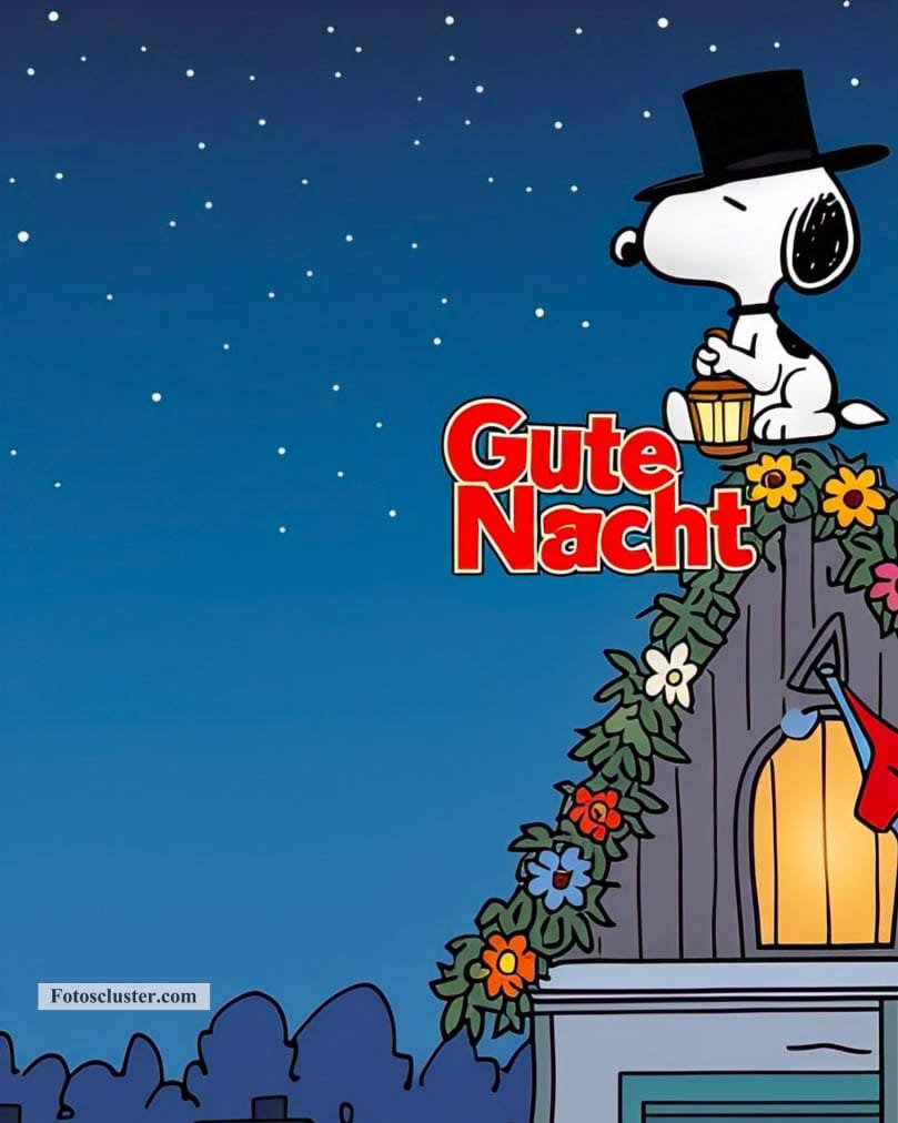 guten morgen snoopy gute nacht​ hd
