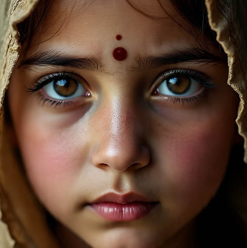 Beautiful girl eyes photo