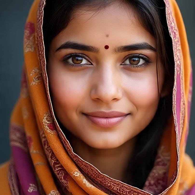 Cute innocent eyes girl image