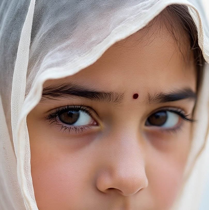 Stylish girl dp eyes photo