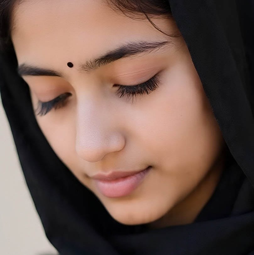 Stylish girl eyes dp image