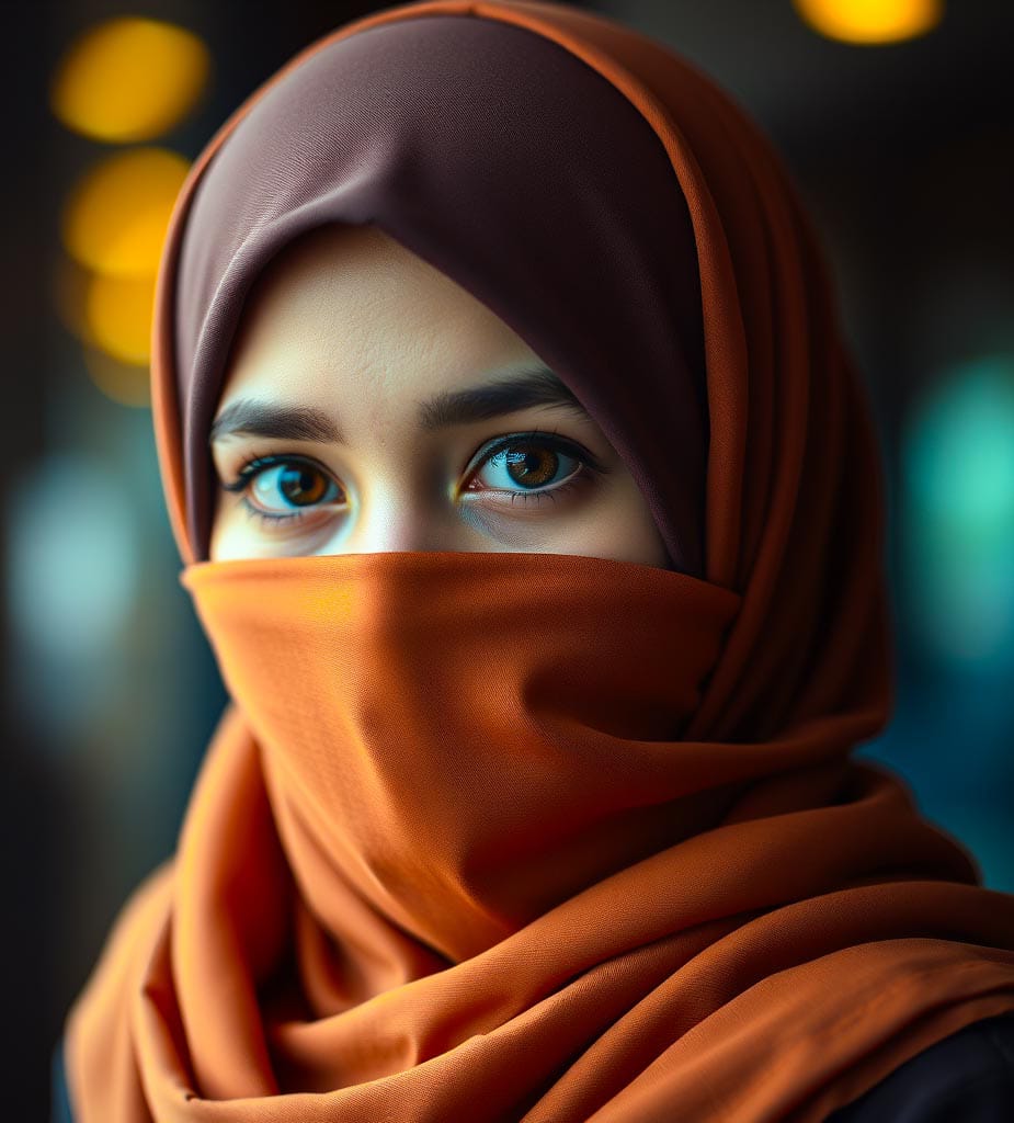 beautiful dp for the girls with hijab​