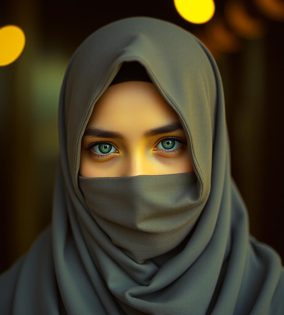 beautiful girl with hijab dp​