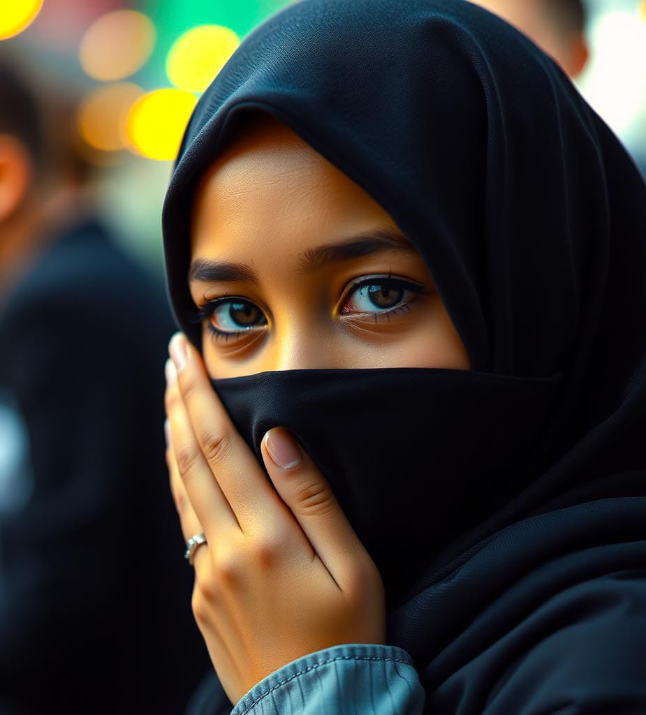 beautiful girls hijab dp​