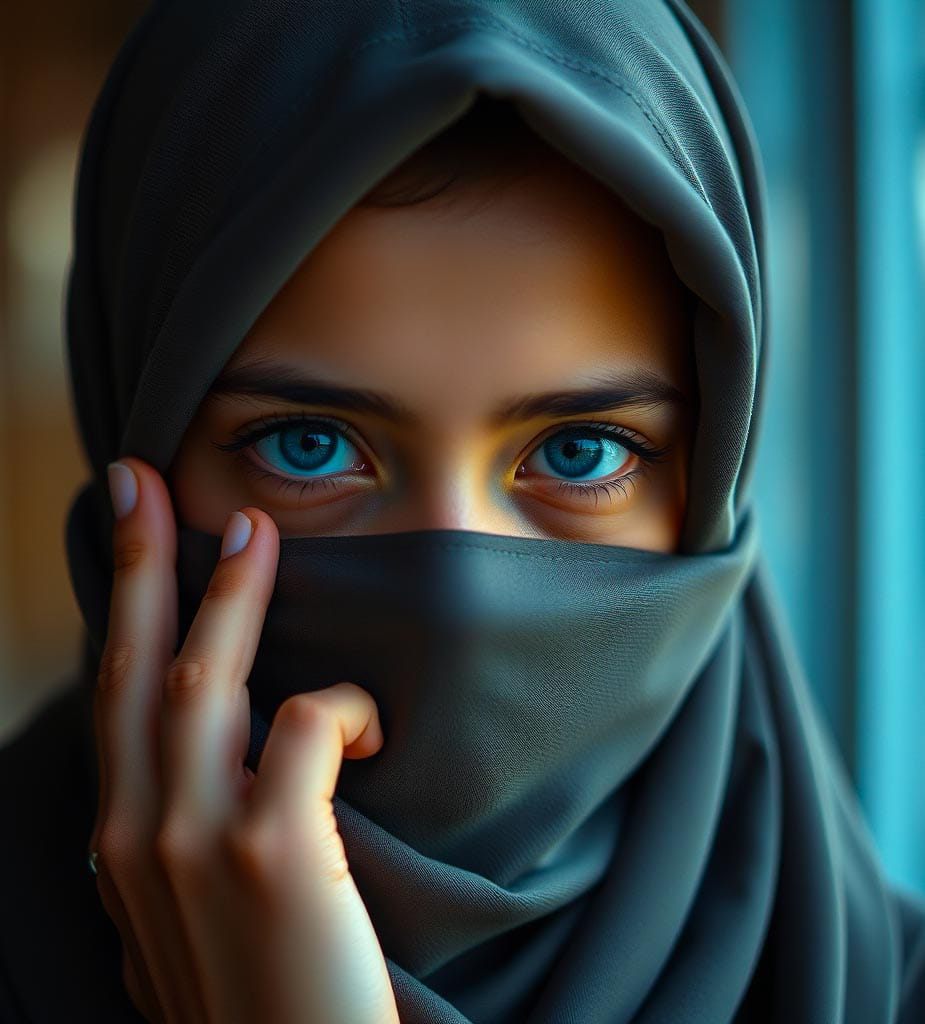 beautiful hijab girls dp for fb​