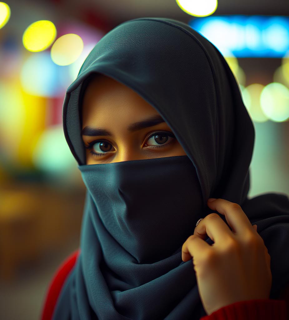 dp for girl muslim hijab​