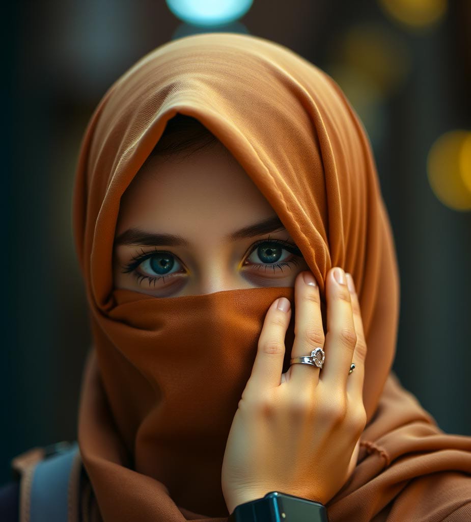 girl dp pic in hijab​