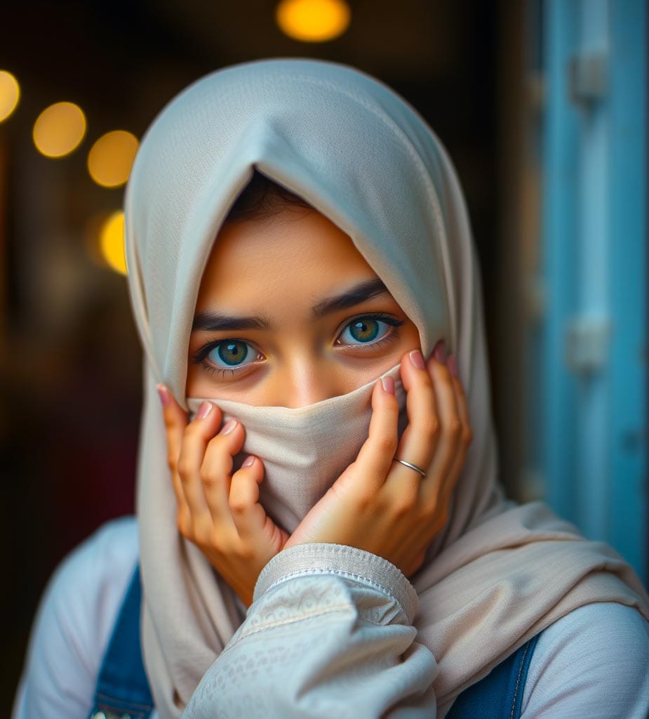 girl hijab dp​