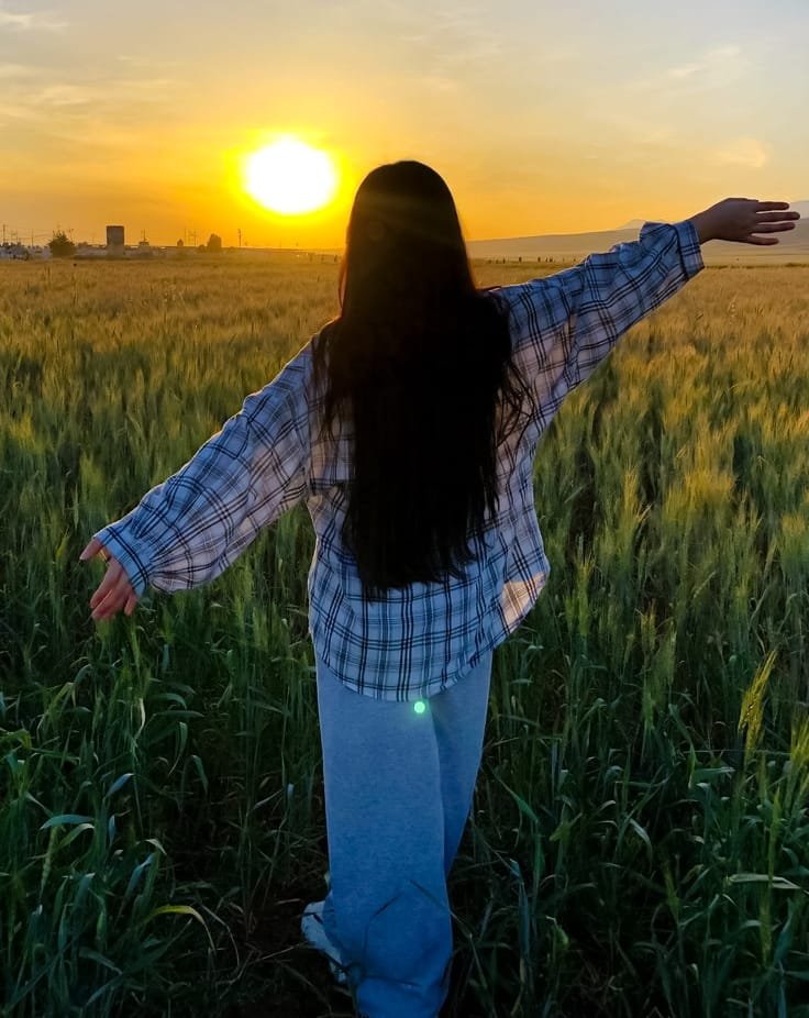 hidden face winter season dp for girls​ hd