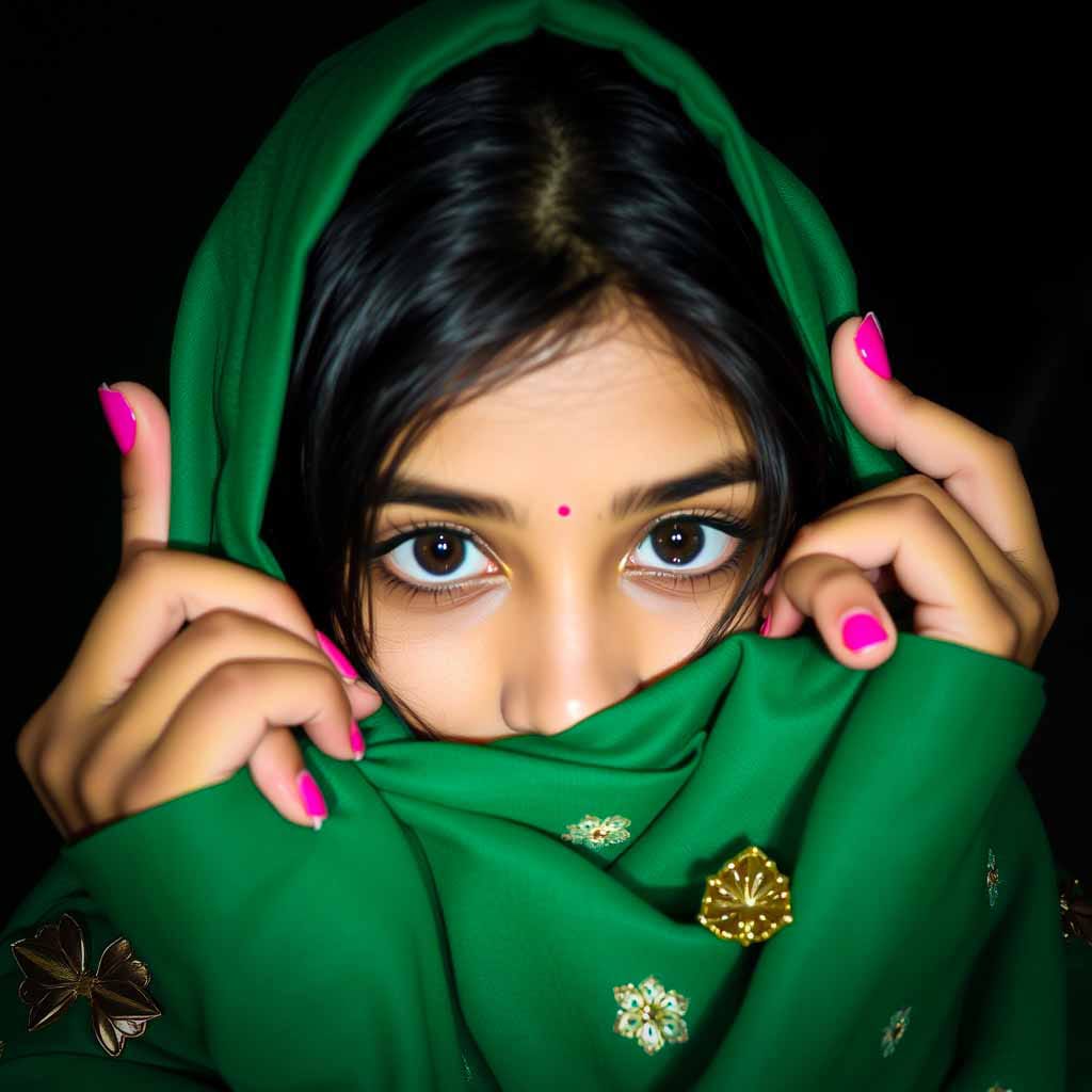 muslim girl eyes dp​