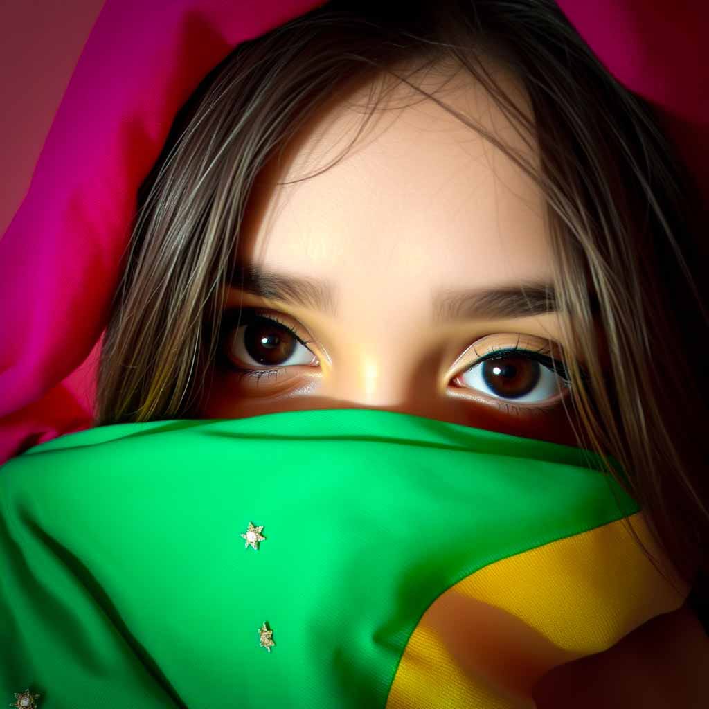 muslim girls eyes dp images​