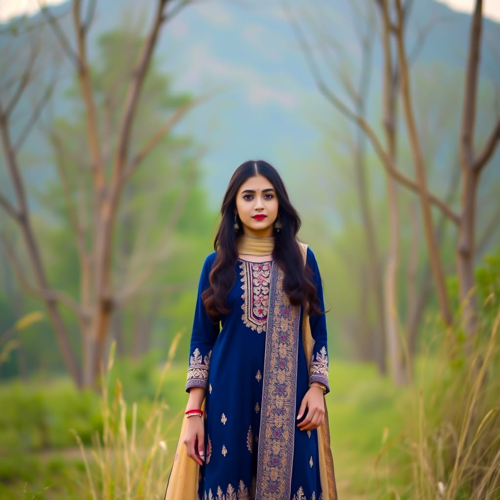 punjabi suit girl dp HD