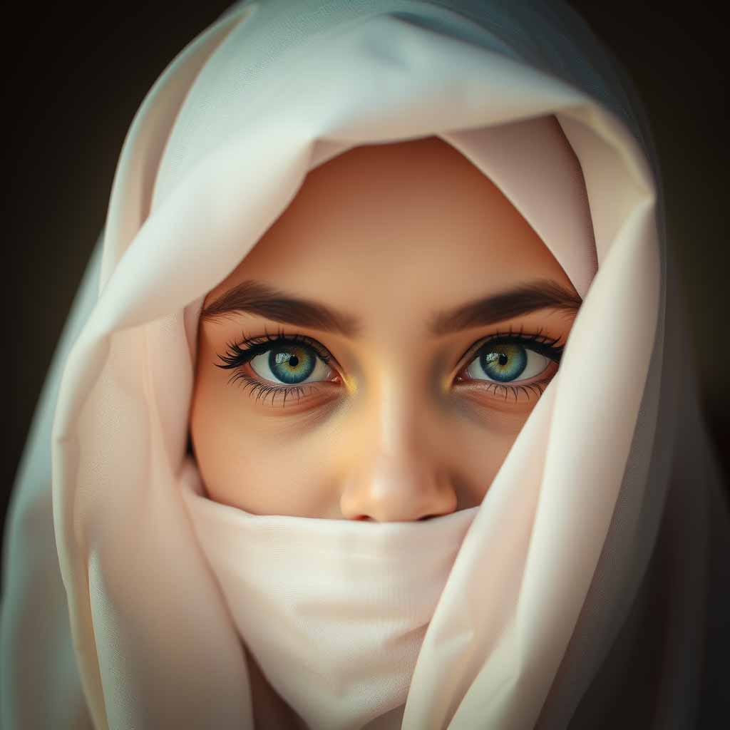 whatsapp dp in muslim girls eyes​