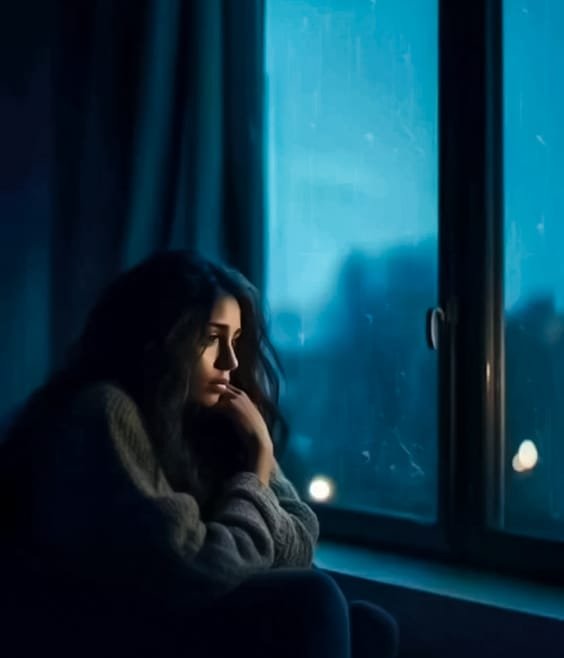 sad cry girl dp​