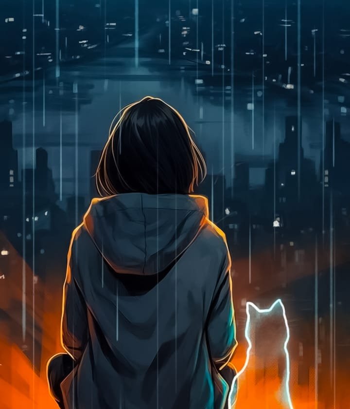 sad cute girl dp for whatsapp​