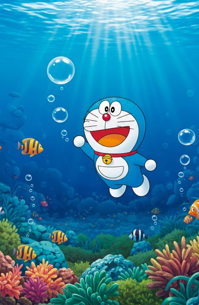 Doraemon pose photo