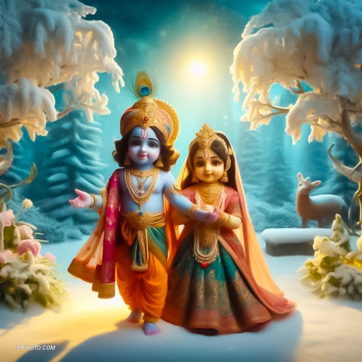 radha krishna pic for dp​ HD