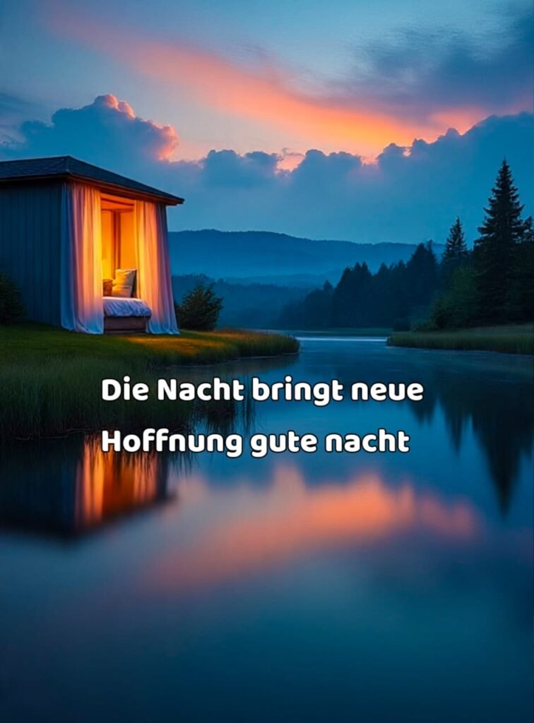 bilder für einen schönen abend und später eine gute nacht​