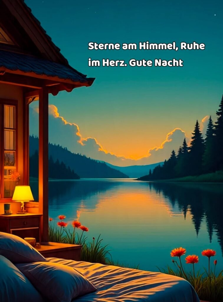 einen schönen abend und später eine gute nacht whatsapp bilder​