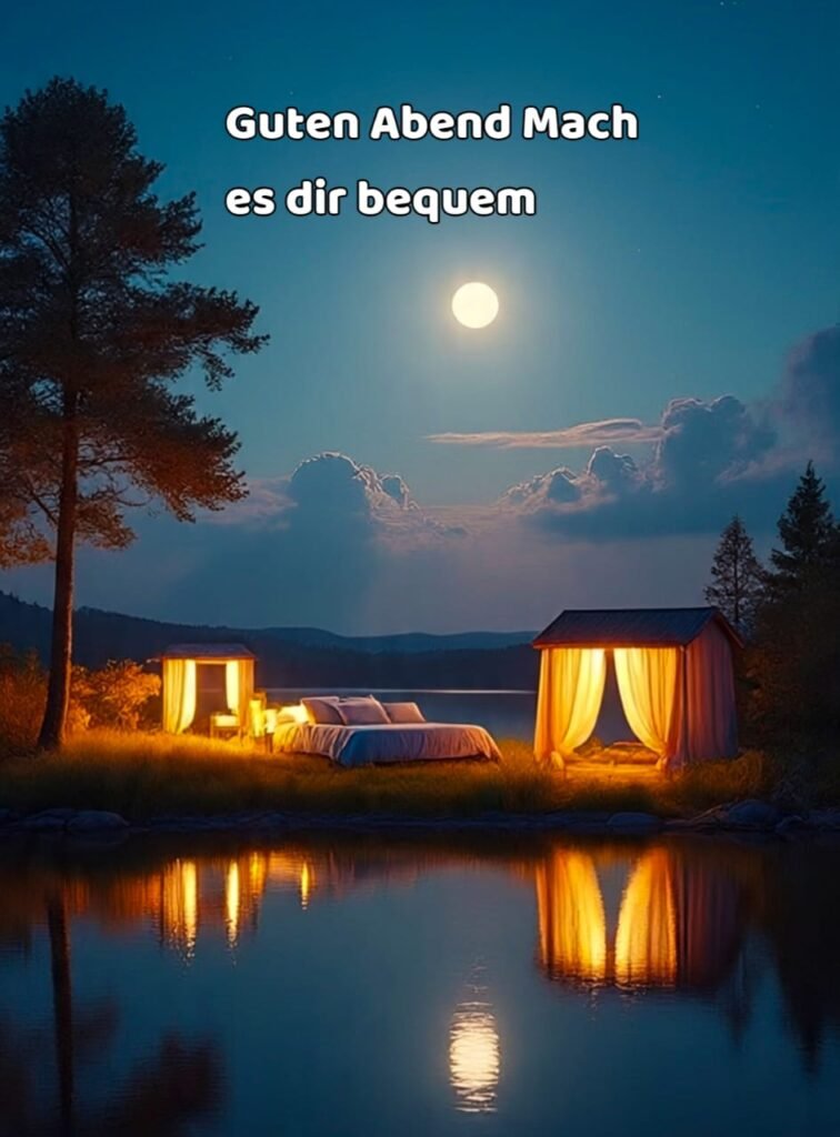 einen schönen abend und später gute nacht bilder​