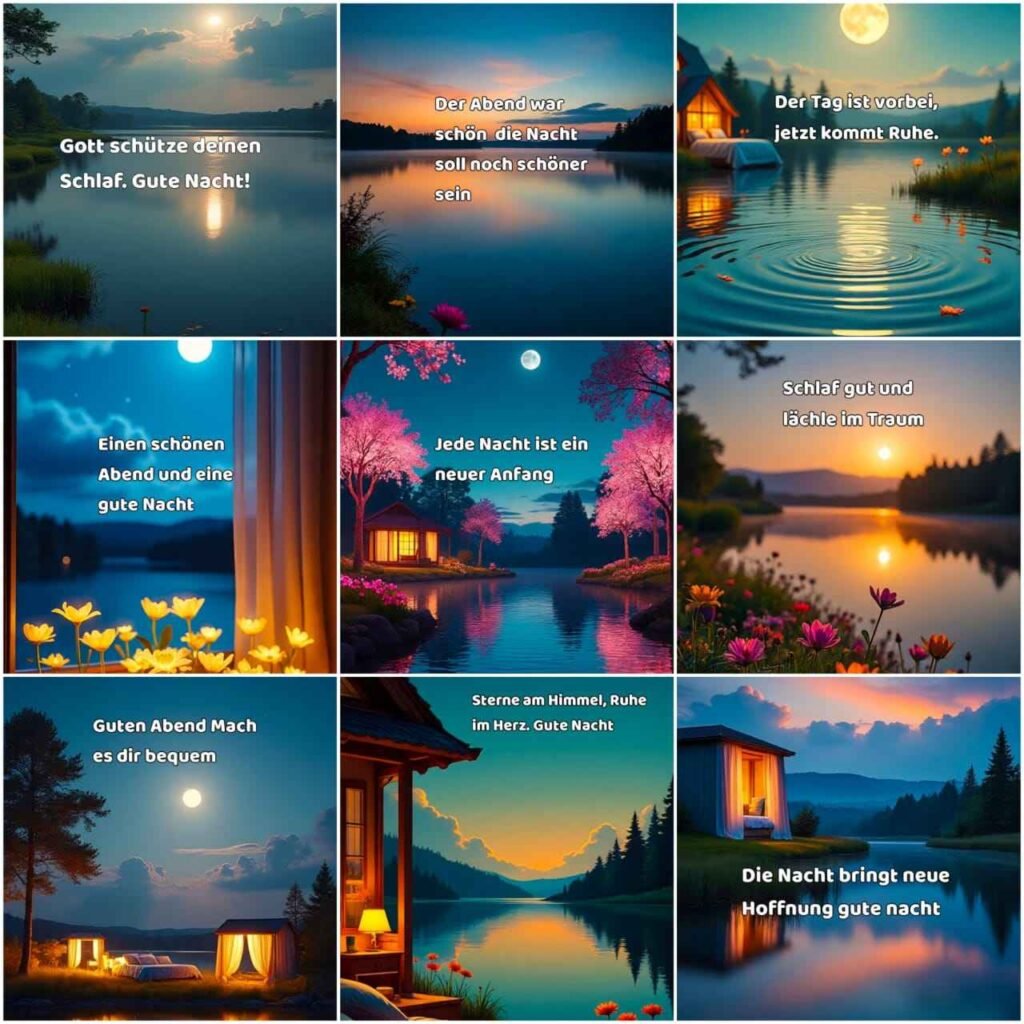 schönen abend und später eine gute nacht bilder hd