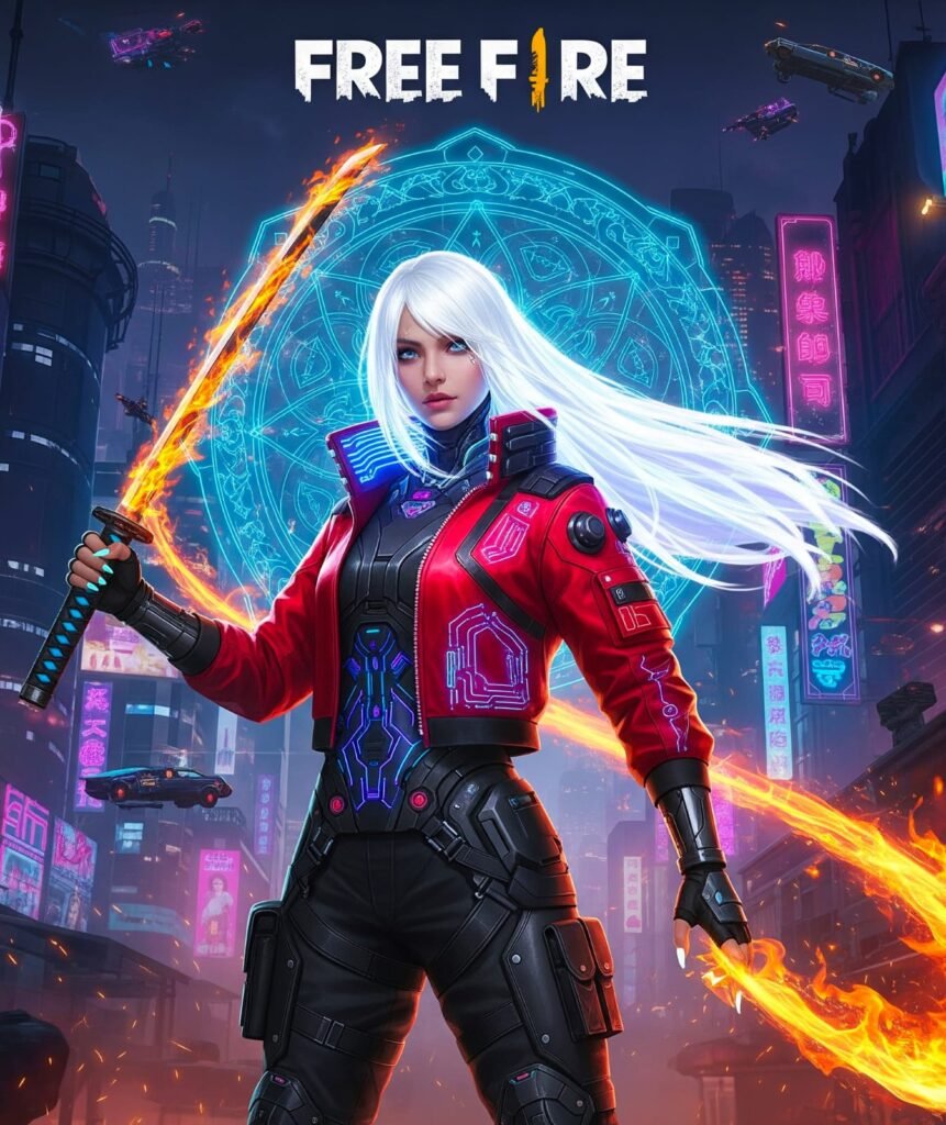 Colorful Free Fire gir