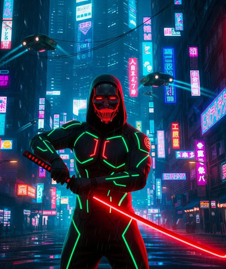 Free Fire katana girl