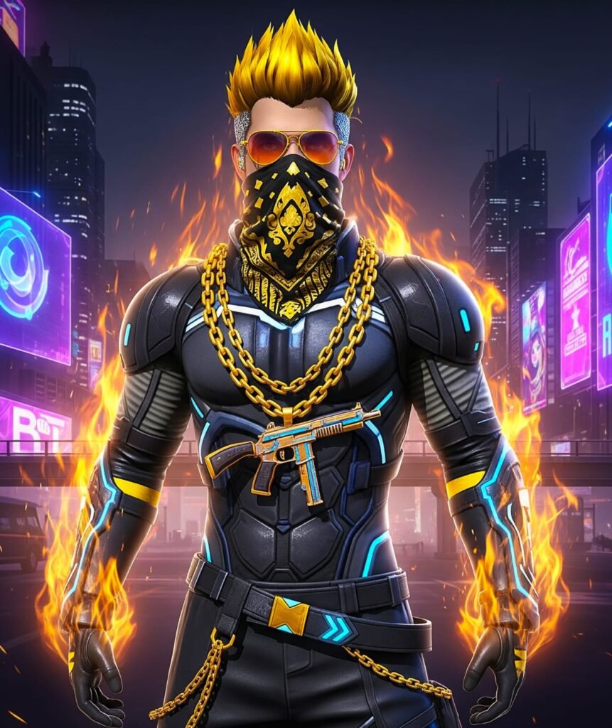 Free Fire victory pose