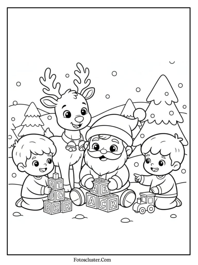 merry christmas nativity scene photo