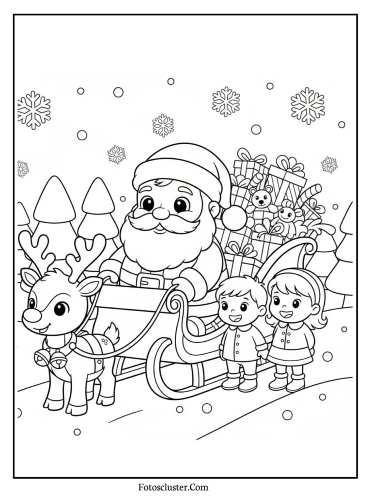 merry christmas snow village landscape