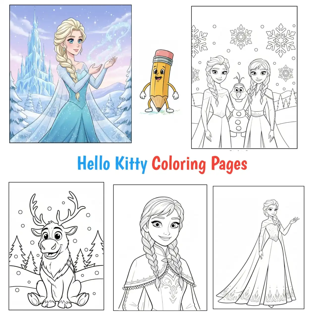 Frozen Coloring Pages