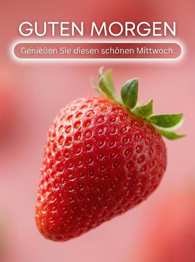 Blumen und Grüße zum Mittwoch