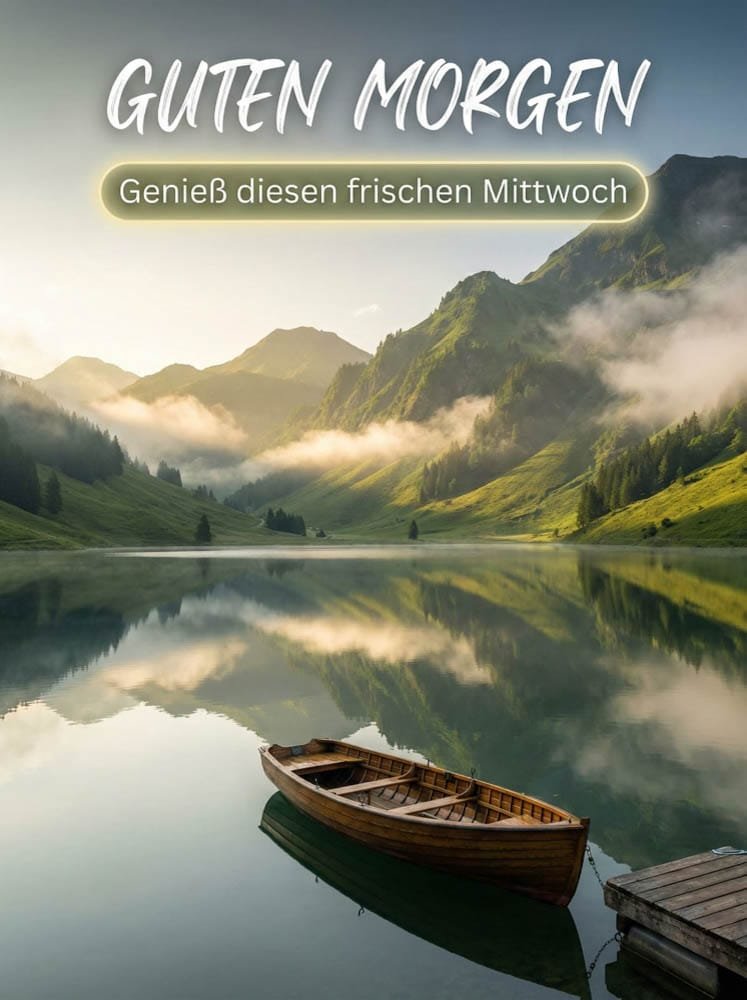 Kaffee am Morgen, es ist Mittwoch