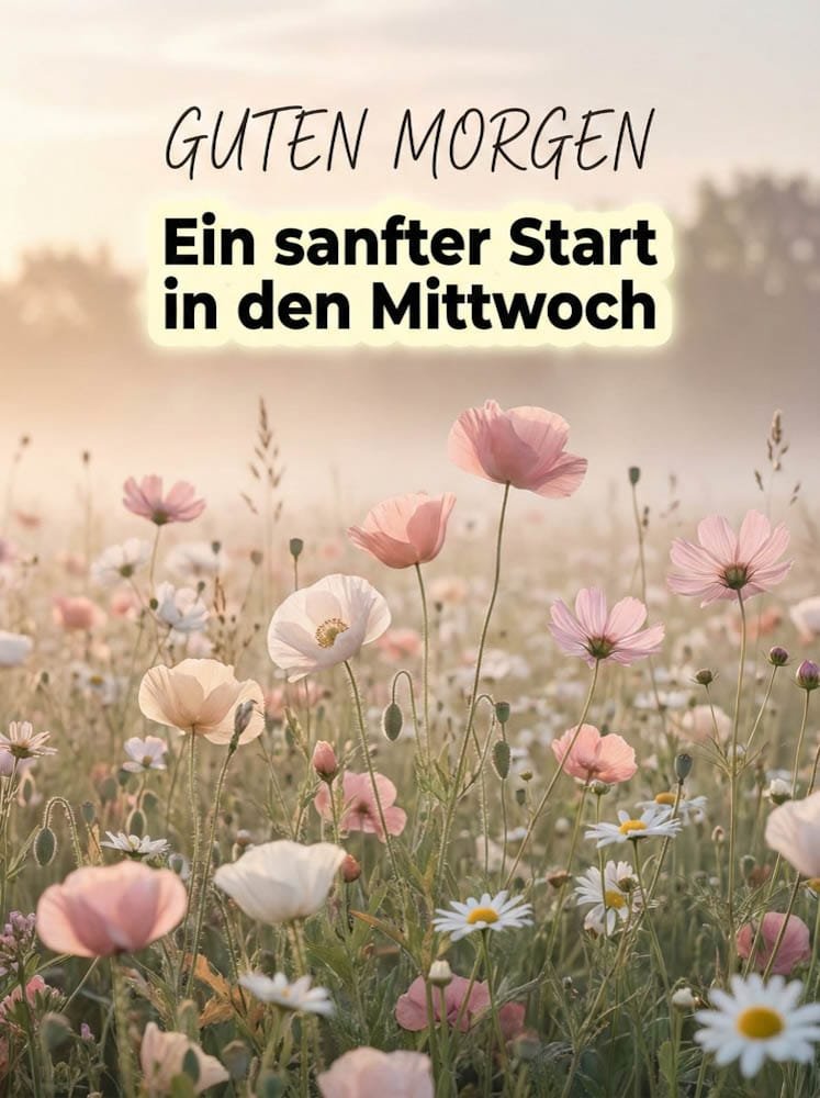 Kaffee und Kalender zeigen Mittwoch